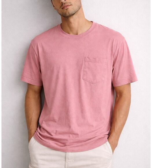 Outerknown Other - Outerknown Mens S.E.A. Tee Pink Medium 100% Organic Cotton Casual Short Sleeve